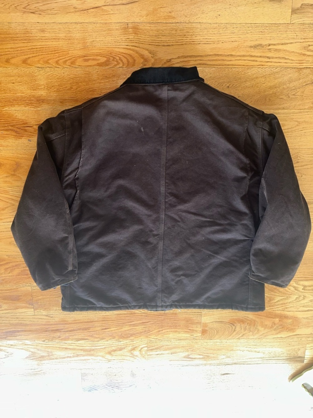 Carhartt Men’s Brown Work Jacket - Insulated Canvas Coat Size 3XL C26 DKB - Picture 2 of 16